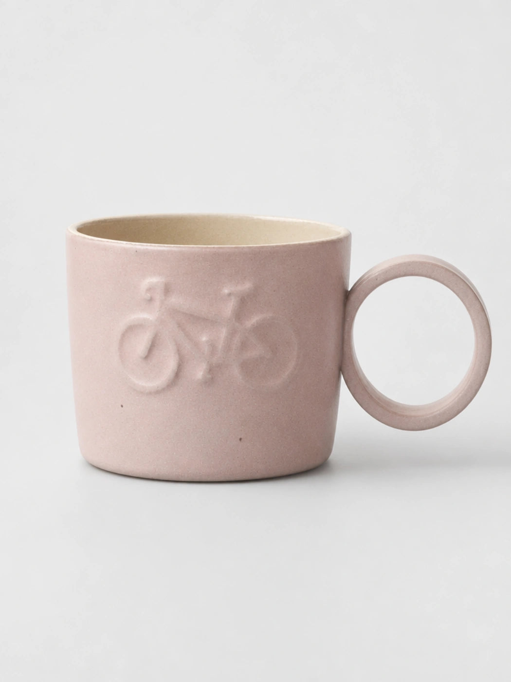 Ceramiczny Kubek Różowy Bike 240 ml