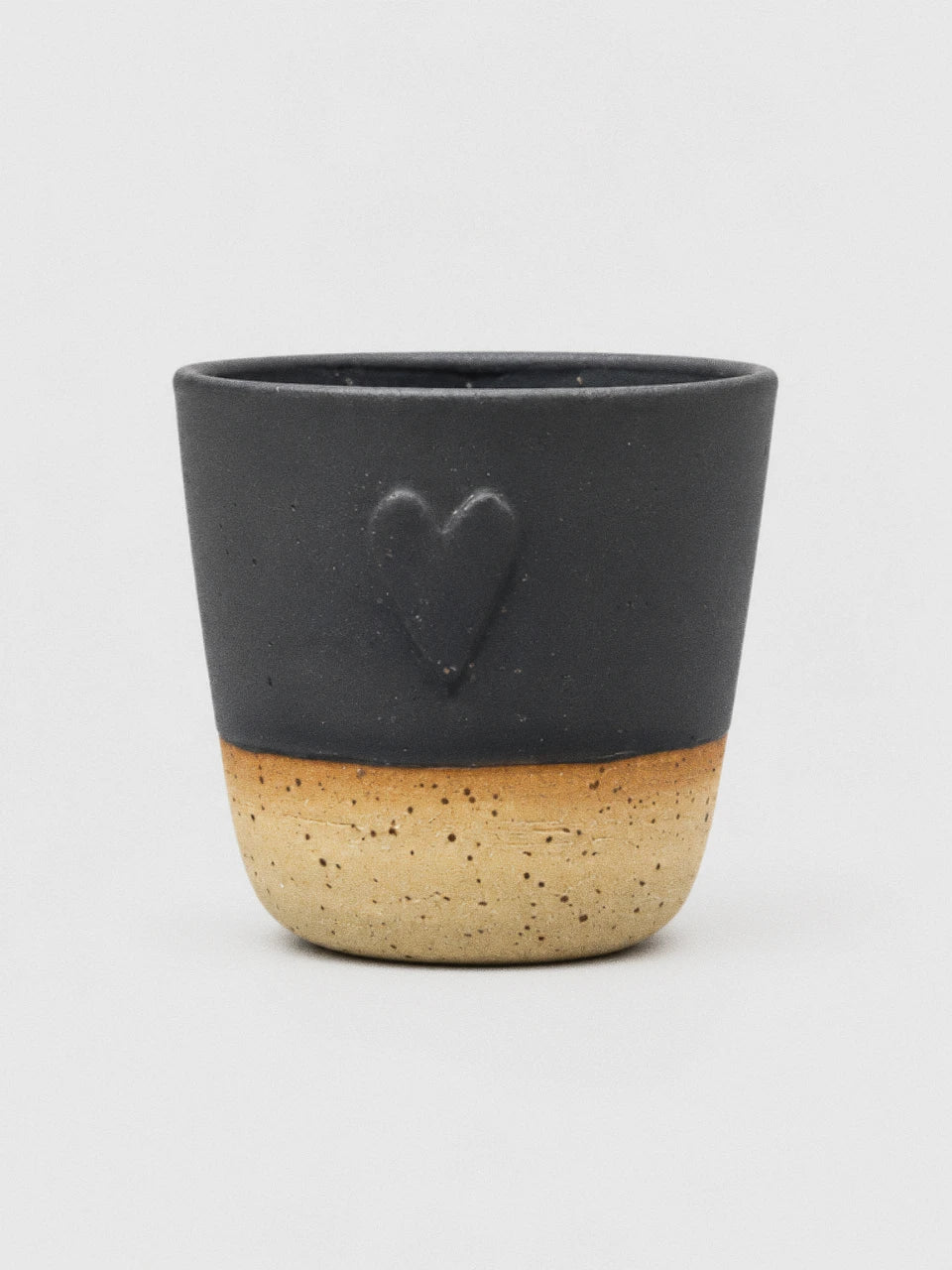 Ceramiczna Czarka Mat Black Heart 200 ml