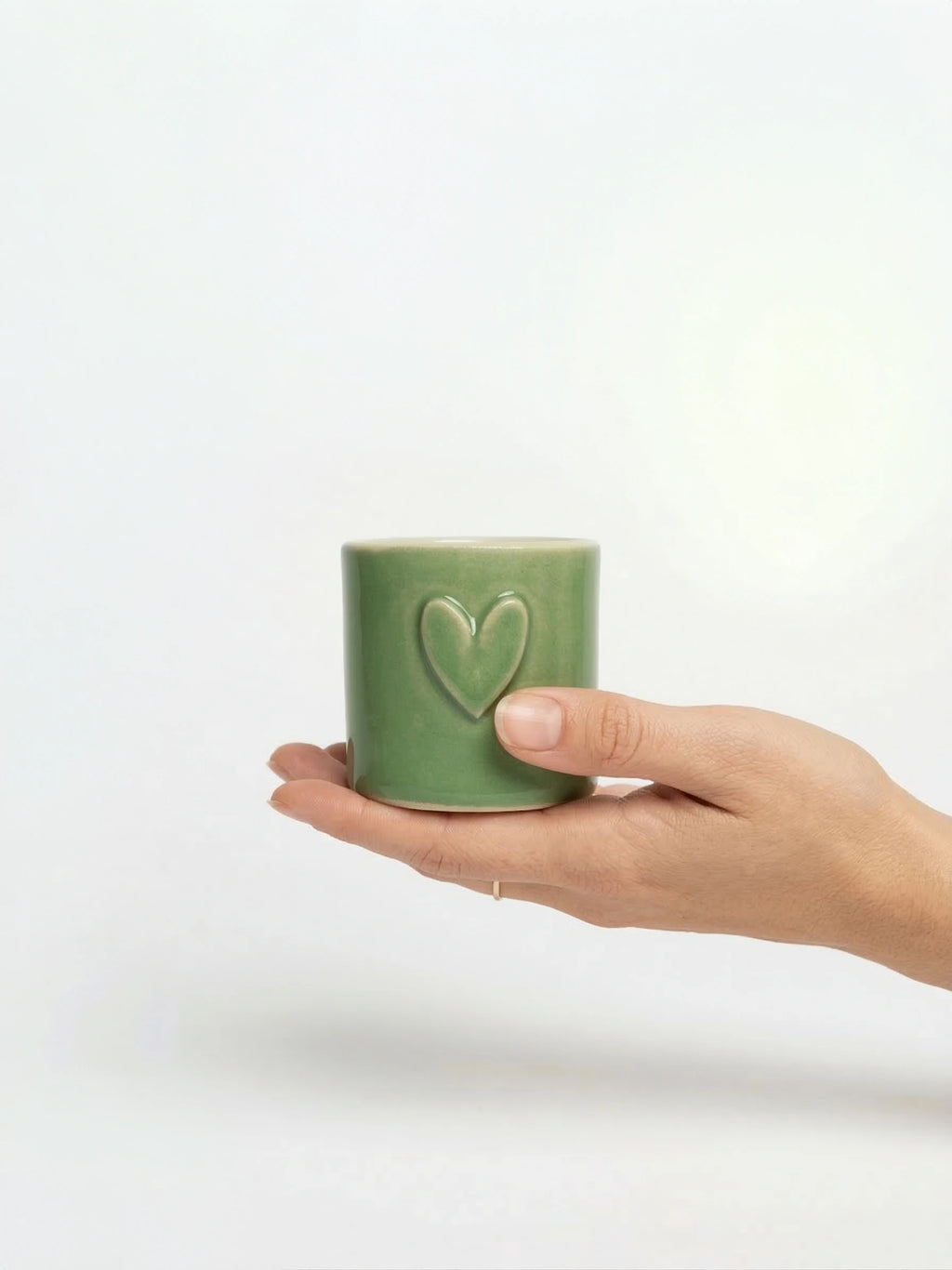 Kubek do Espresso Green Heart 100 ml