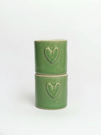 Kubek do Espresso Green Heart 100 ml