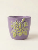Czarka Ceramiczna Zielona Róża 200 ml