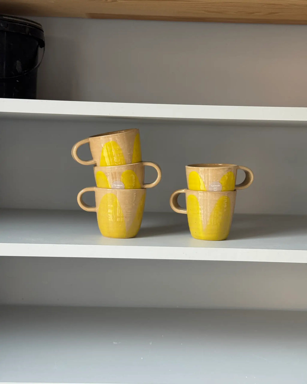 Kubek Ceramiczny Yellow Vintage 200 ml