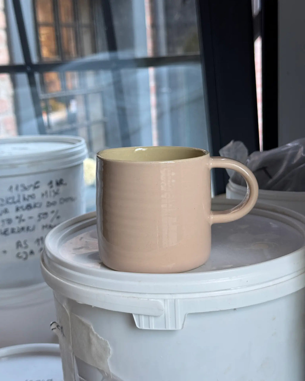 Kubek Ceramiczny Beżowy MUG 300 ml