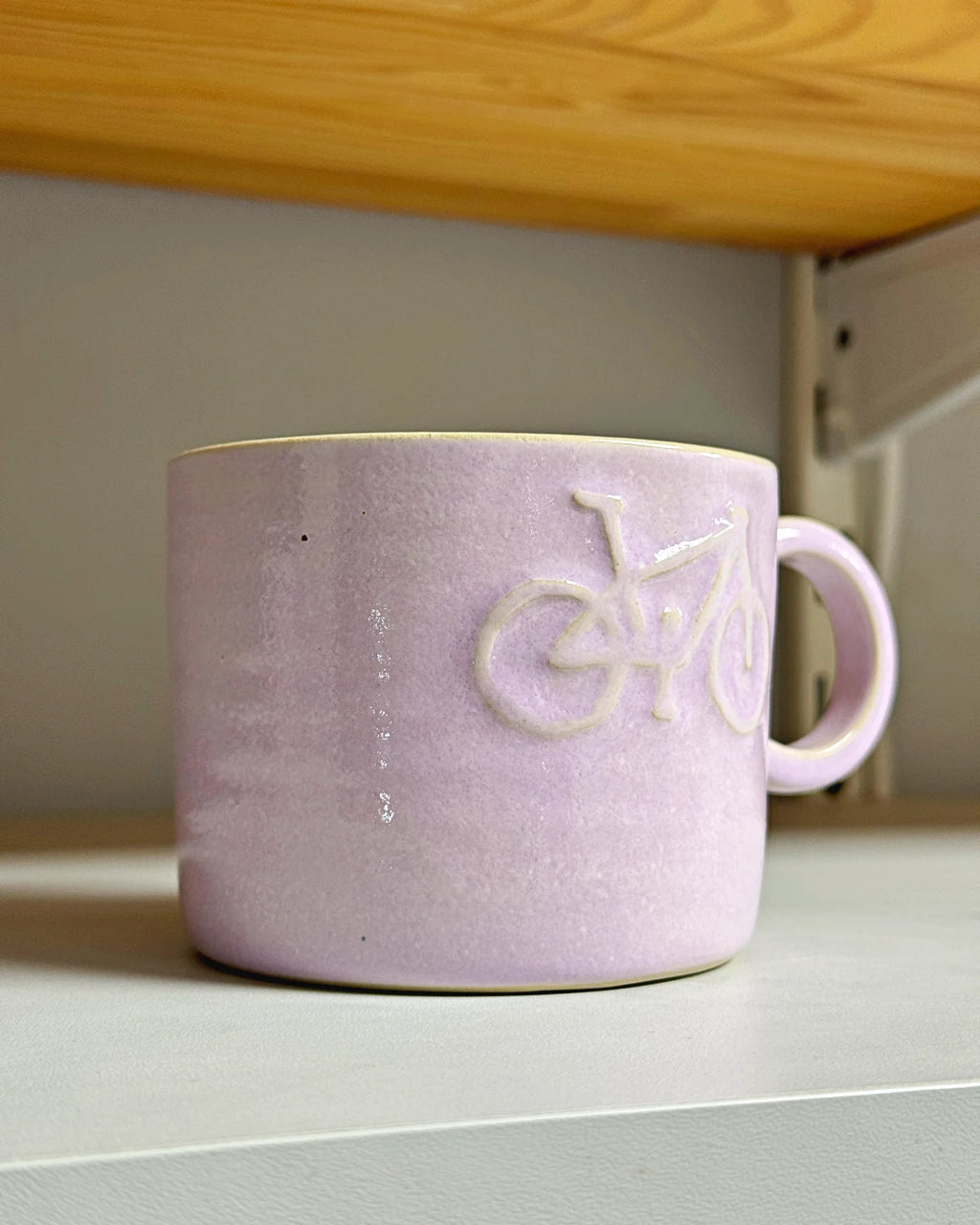 Ceramiczny Kubek Fioletowy Bike 280 ml
