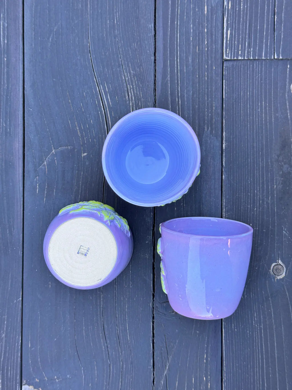 Czarka Ceramiczna Zielona Róża 200 ml