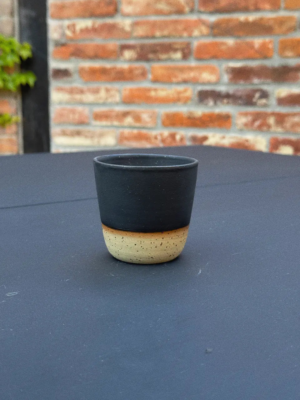 Ceramiczna Czarka Mat Black Heart 200 ml